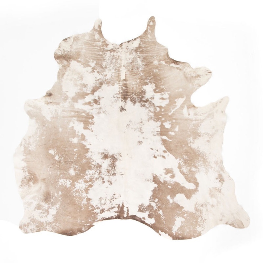 Brand New Novelty Herlind Handmade Cowhide Brown Area Rug with 1 Year Warranty